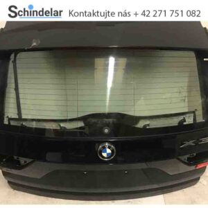 BMW X3 E83 zadní víko kufru - BARVA MODRÁ MET.