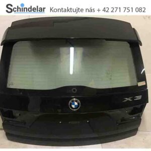 BMW X3 E83 zadní víko kufru BARVA ČERNÁ MET.