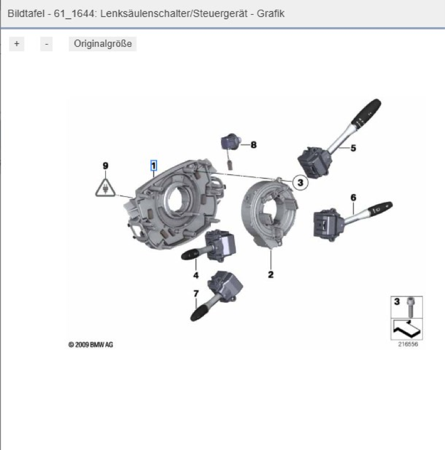 Originál BMW 7 E65 Panel pro ovladače řízení 6958642/6958635 - Obrázek 6