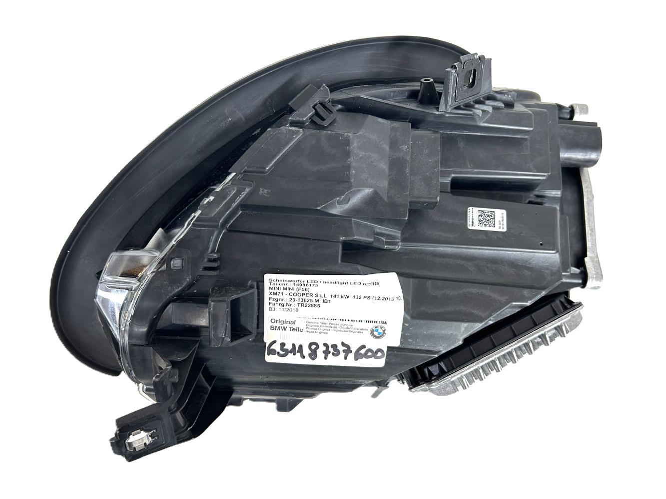 Originál MINI F56 Přední světlomet LED AHL High vpravo 8737600 - Obrázek 6