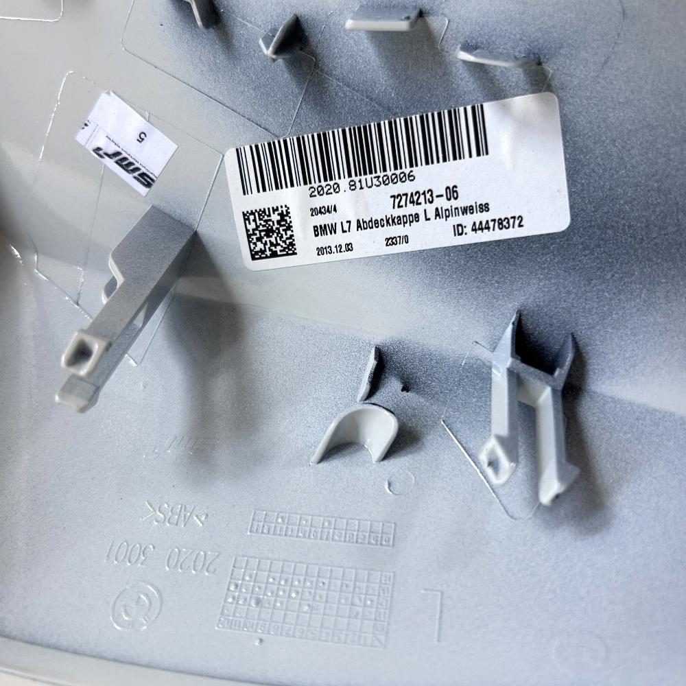 Originál BMW 1/3 X1 F20/F30/F32/F34 Kryt zrcátka Alpinweiß levý 7274213 nové! - Obrázek 4